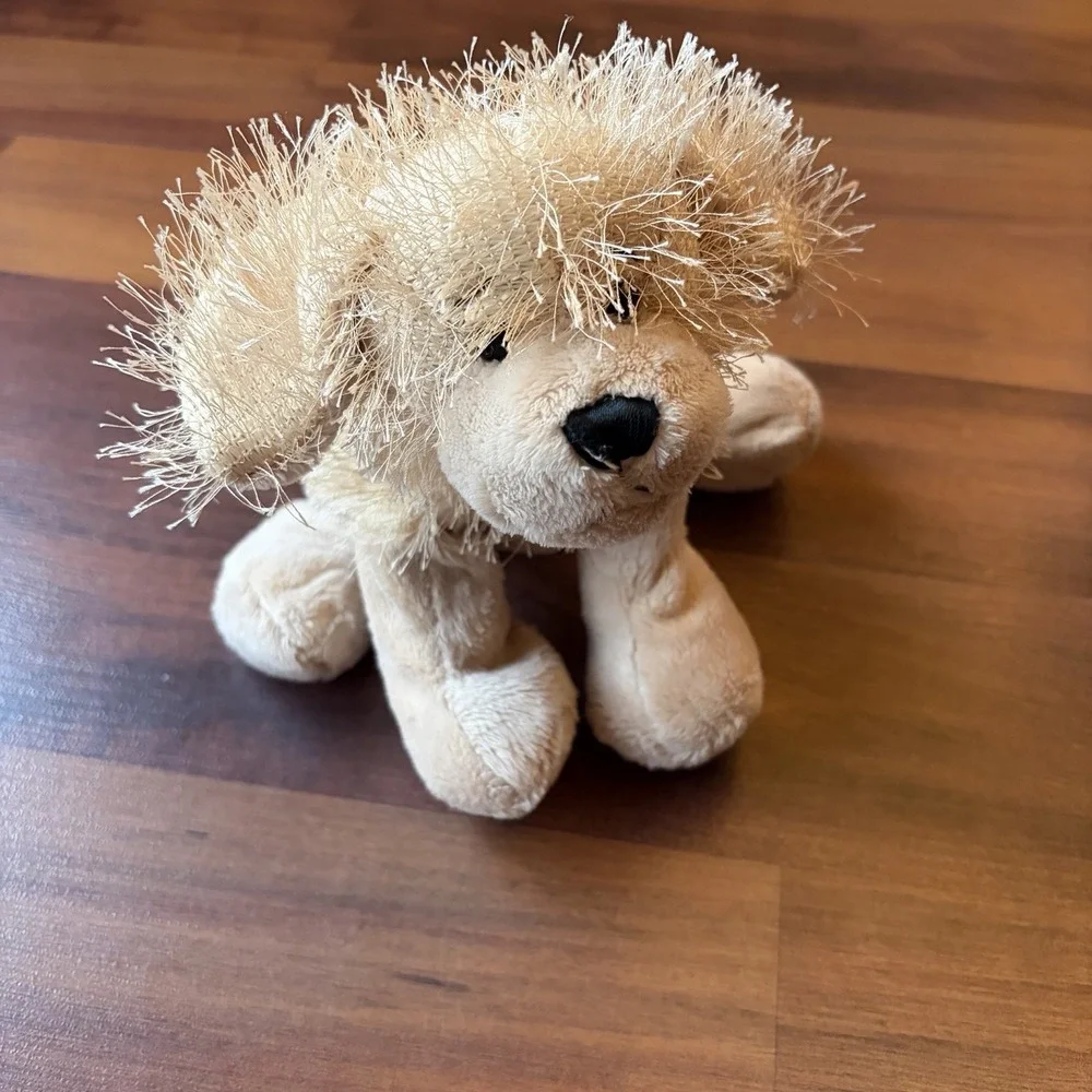 Ganz Webkinz Golden Retriever Plush Tan Dog Stuffed Animal HM010 No Code Vintage